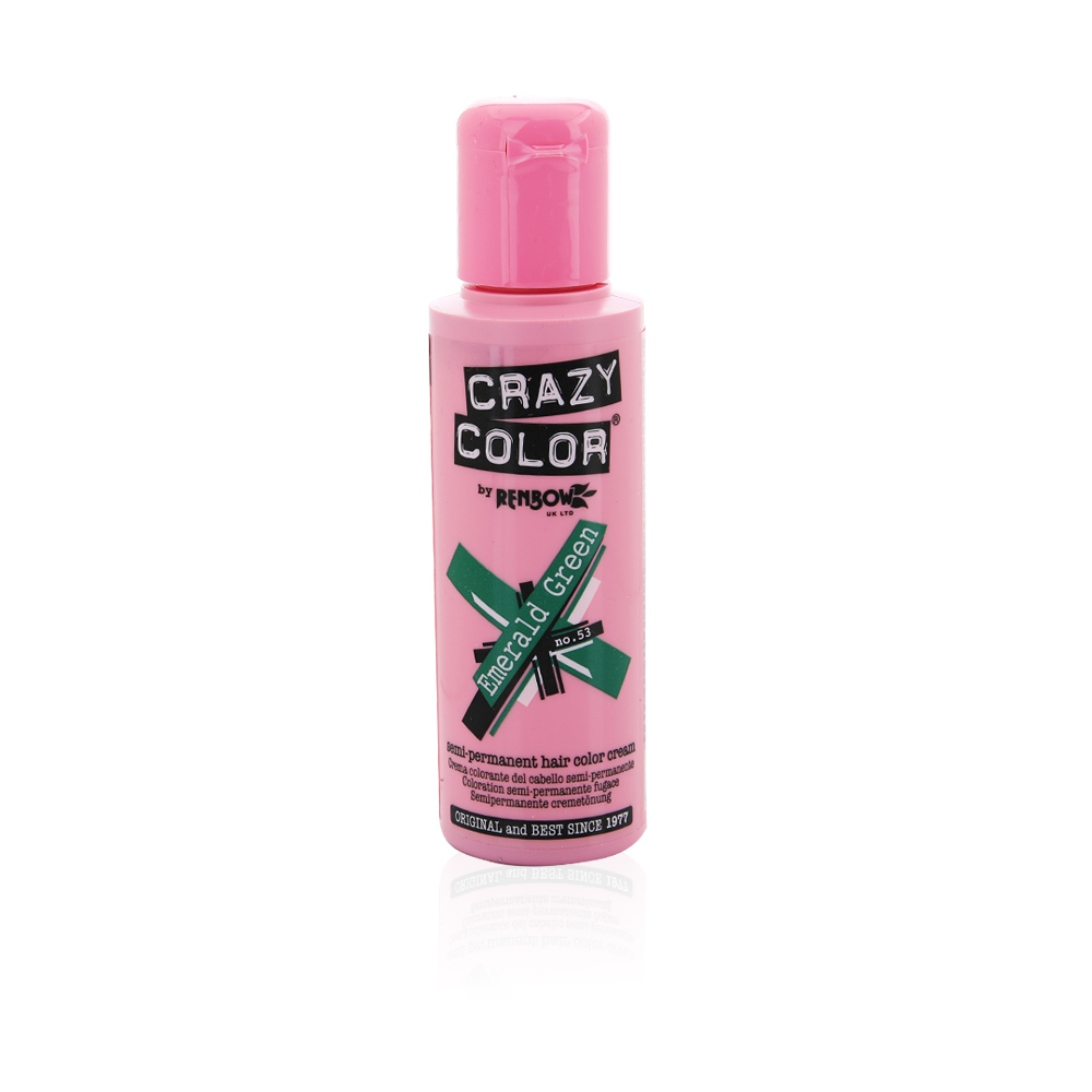Semi-permanent Hair Color Cream - Emerald Green - N 53 - 100 Ml
