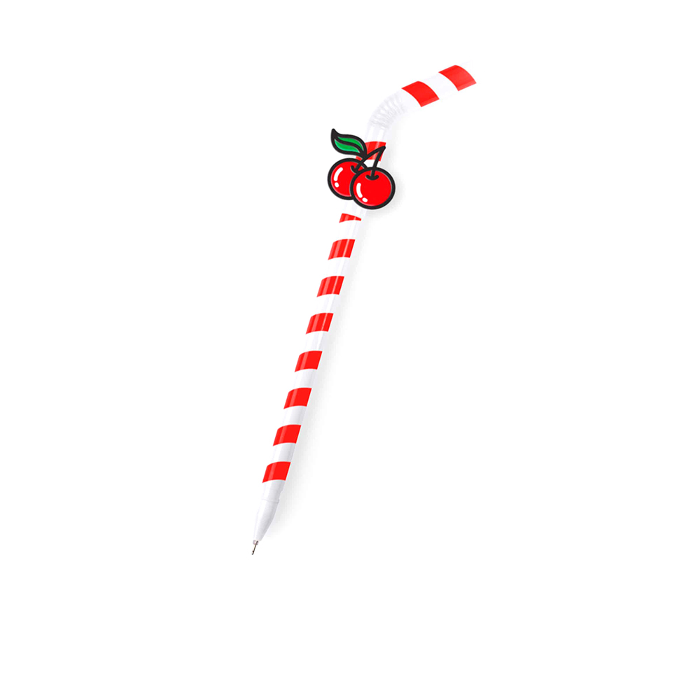 Cherry Straw Shaped Pen