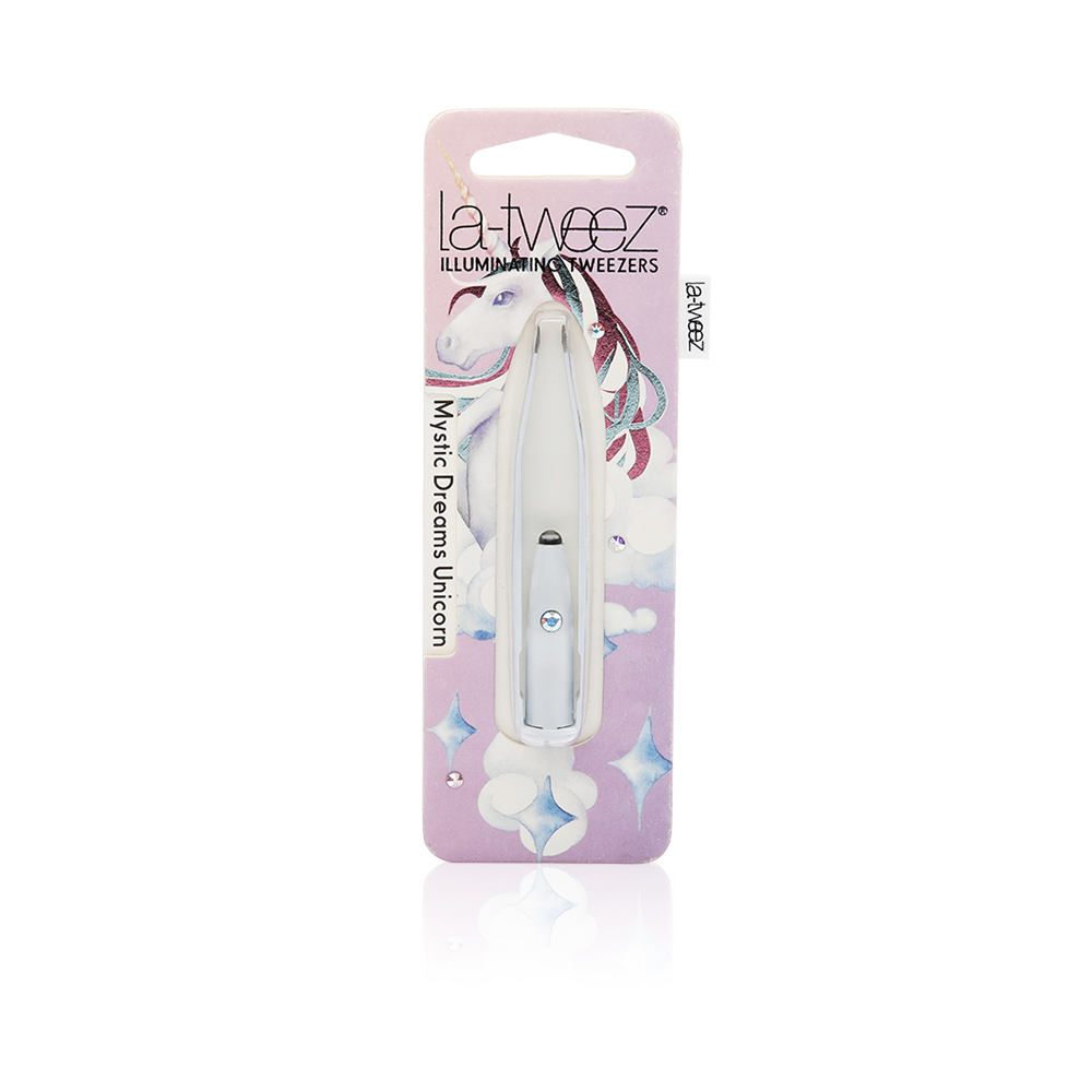 Eco Pro Illuminating Tweezers White Glitter/unicorn