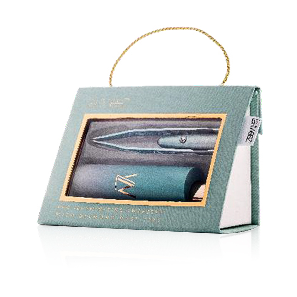 Pro Illuminating Green Ombre With Diamond Dust Tweezers & Carry Case