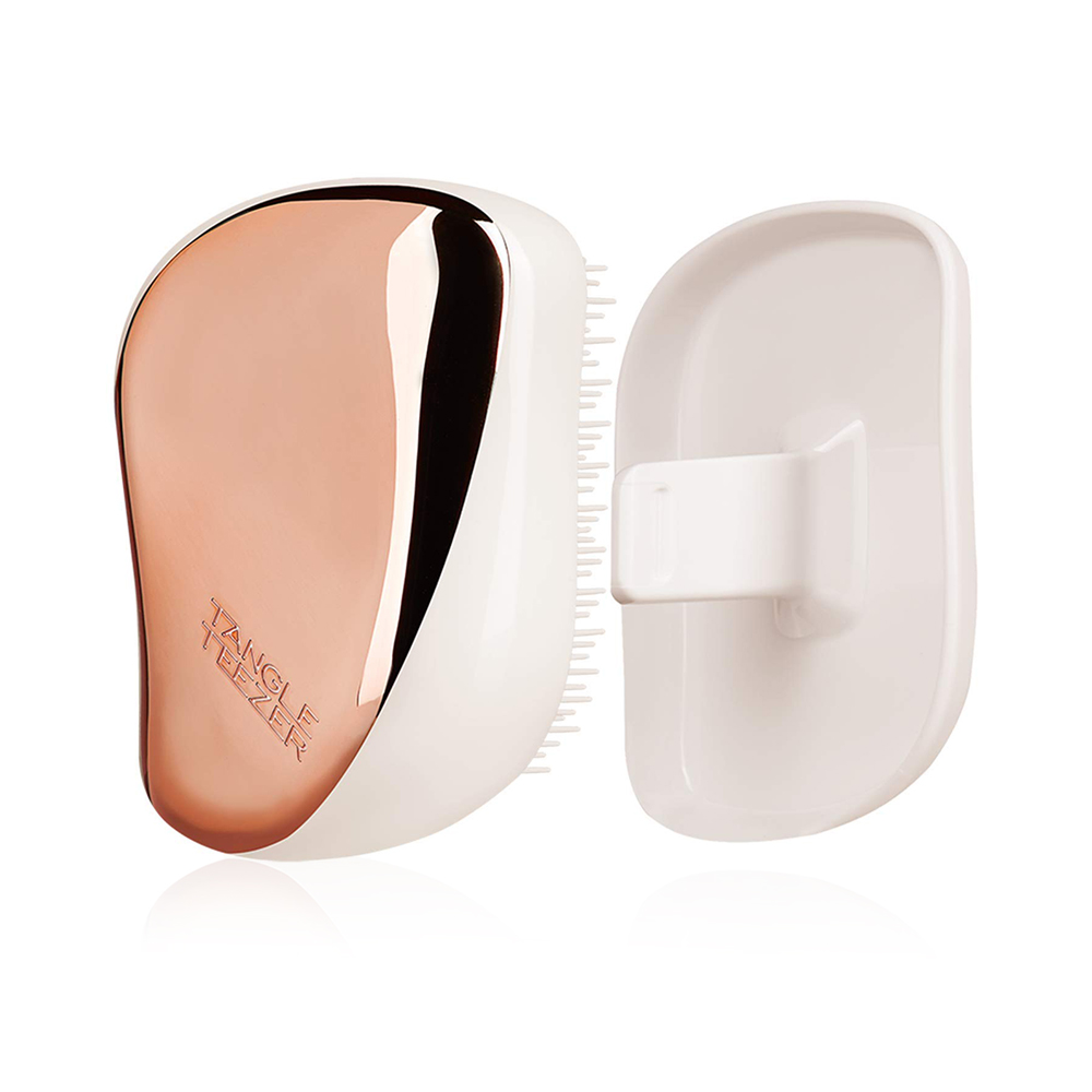 Compact Styler Cream Rose Gold Hair Brush
