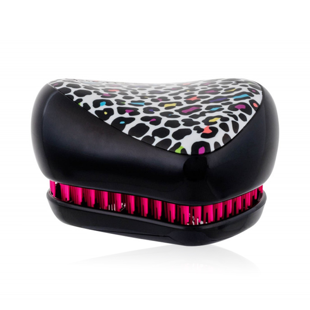 Compact Styler Multi Leopard Print Hair Brush