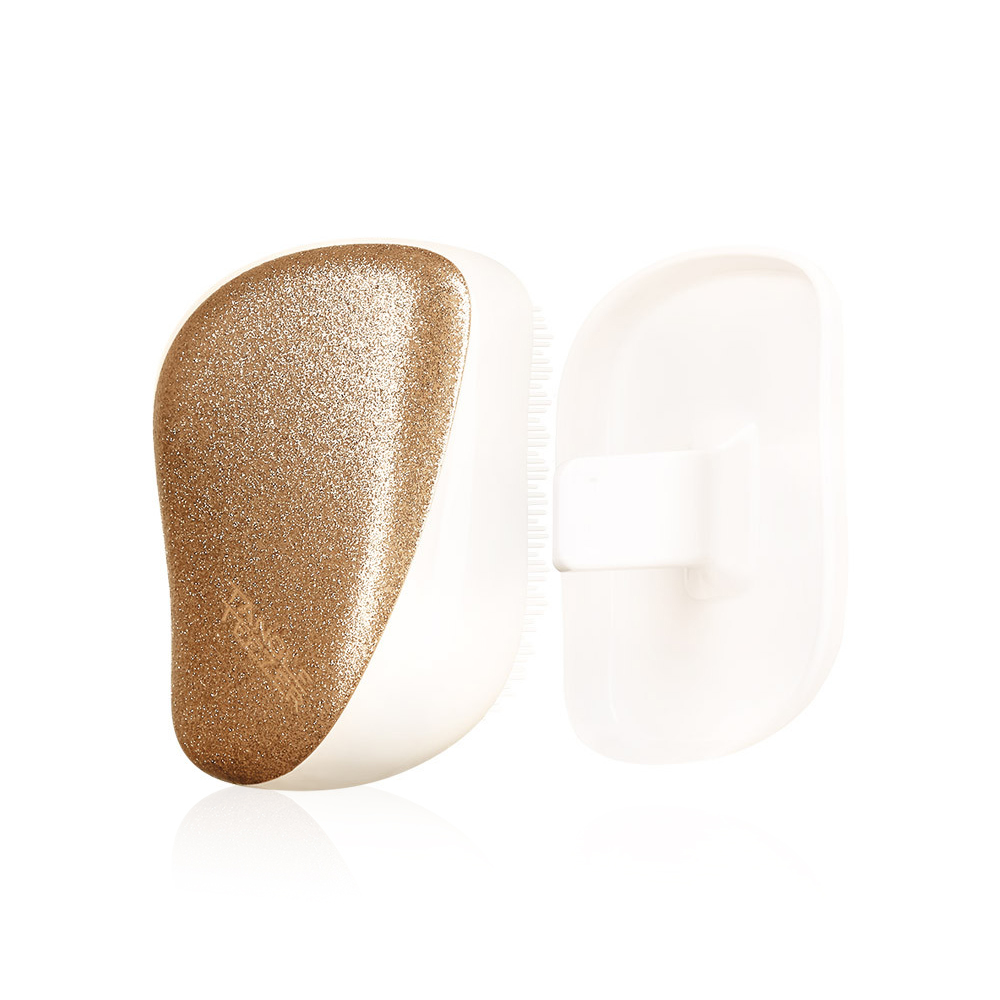 Compact Styler Hair Brush - Glitter Gold 