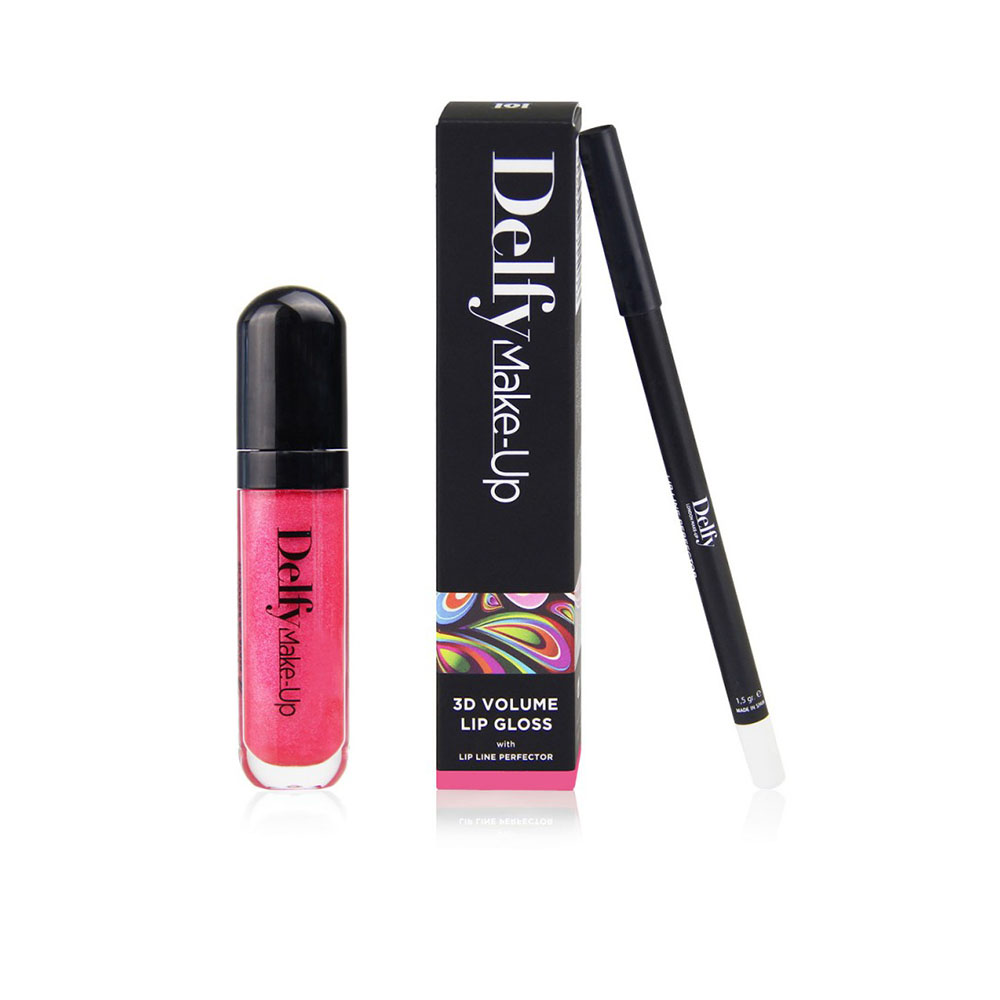 3d Volume Lip Gloss With Lip Liner - Perfector Gerber Daisy