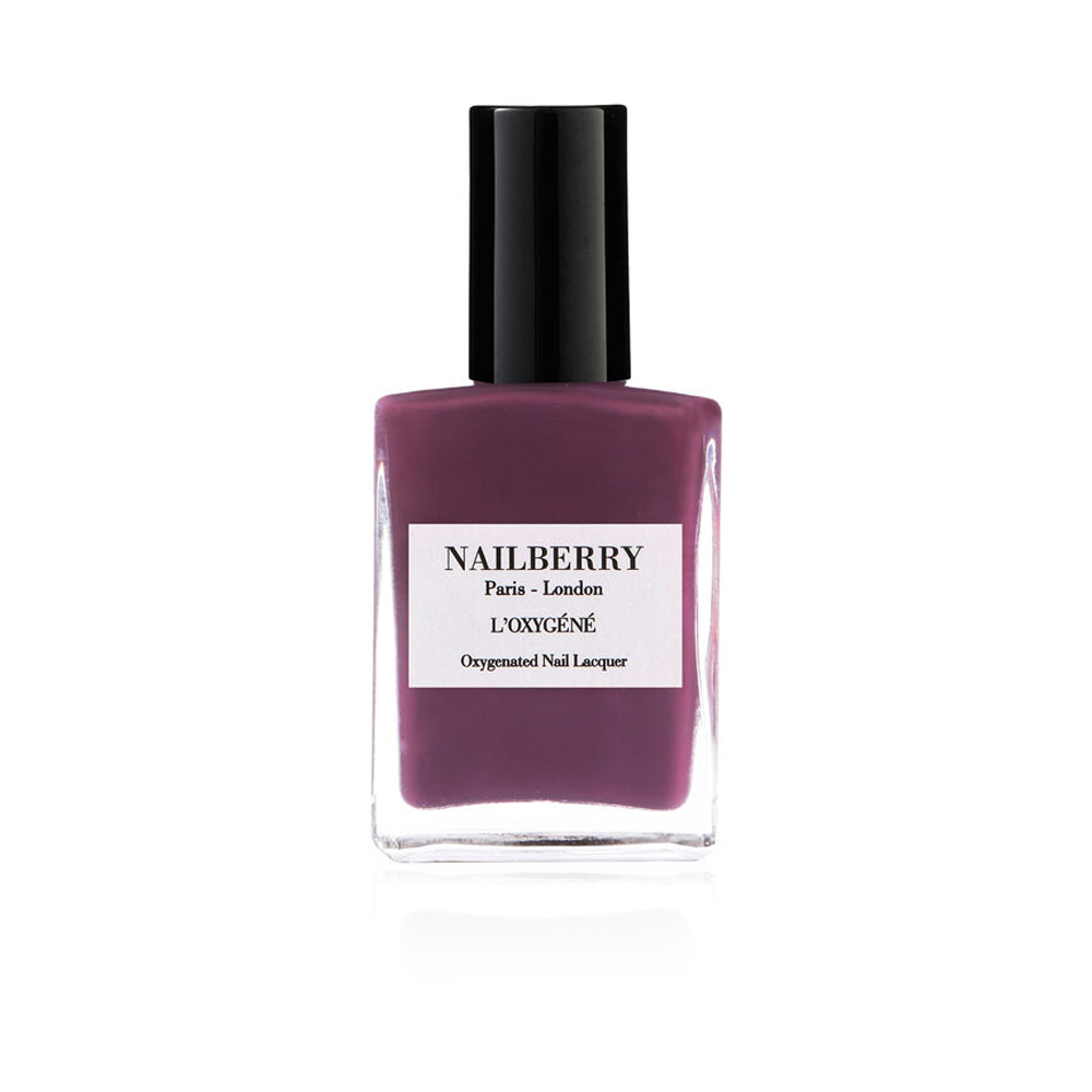 Oxygenated Nail Polish Purple Rain - Deep Aubergine 