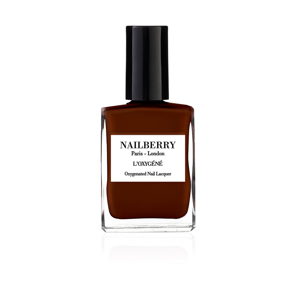 Oxygenated Nail Polish Grateful - Deep Burgundy