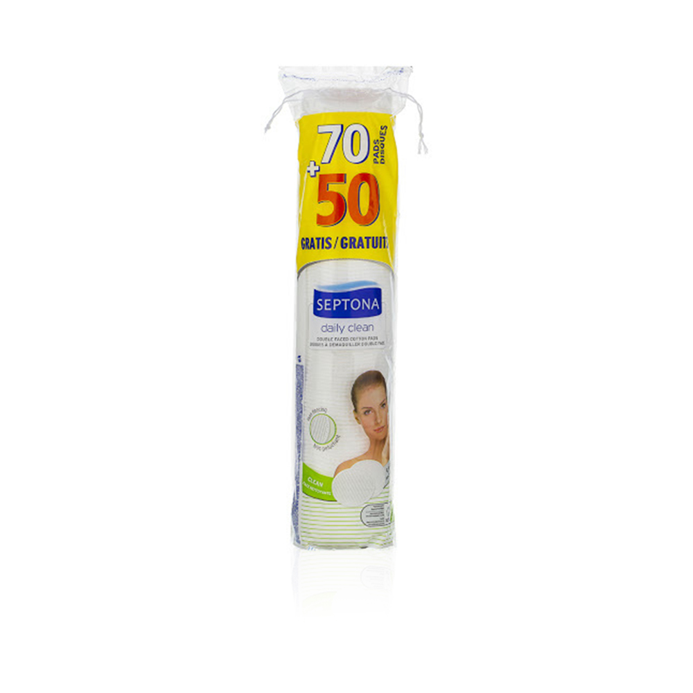 Daily Clean Double-faced - 70 + 50 Cotton Pads 
