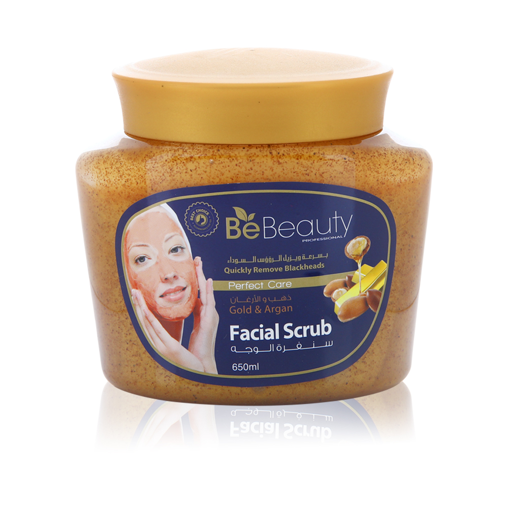 Argan & Gold Facial Scrub - 650 Ml  