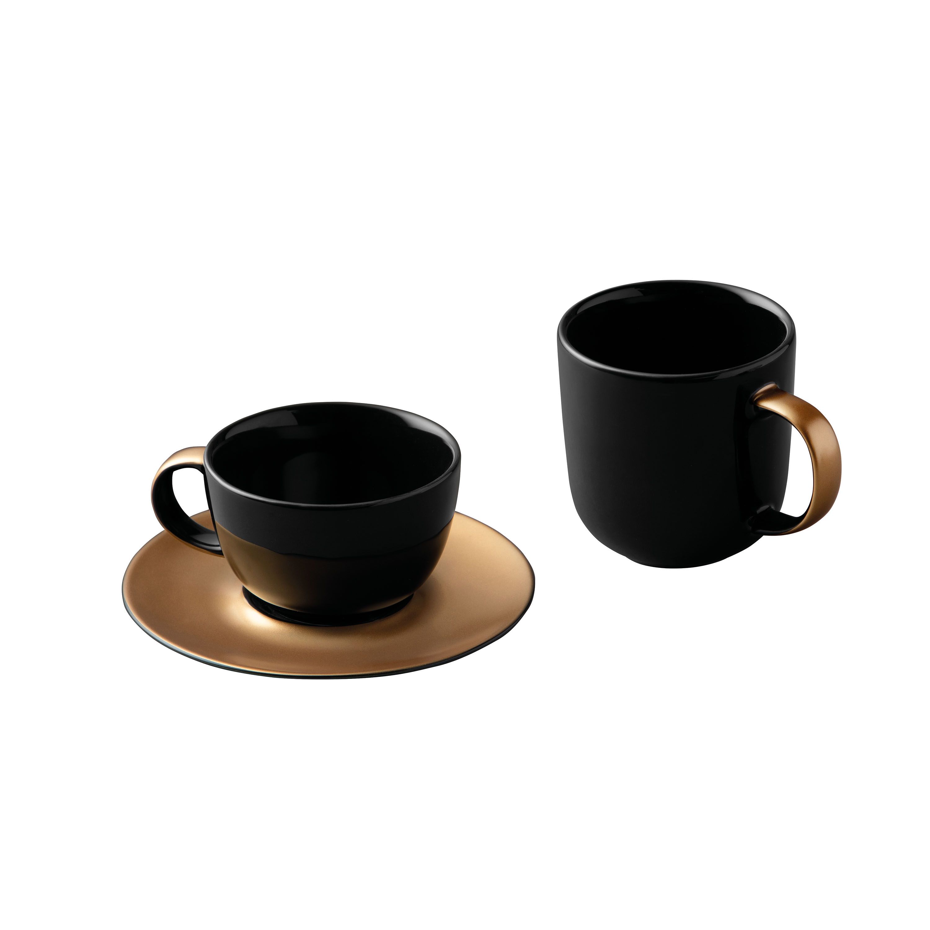Black Coffee And Tea Set