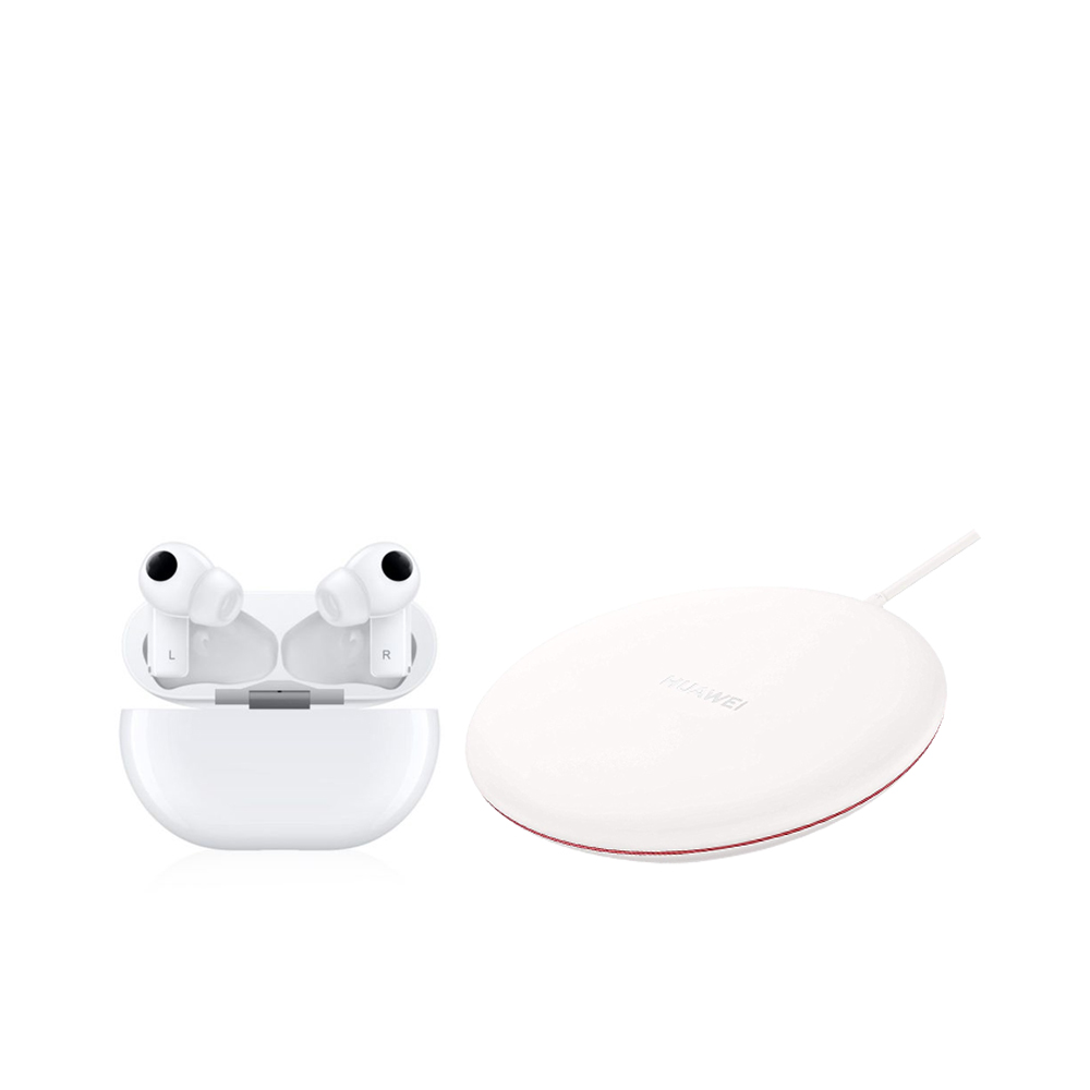 Free Buds Pro With Speaker - Ceramic White + Free Gift