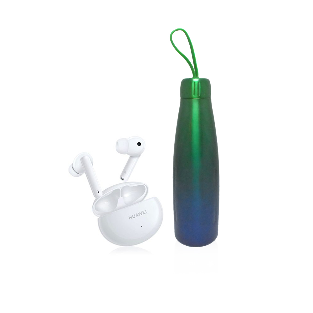 Freebuds 4i With Silicone Case - White + Free Gift