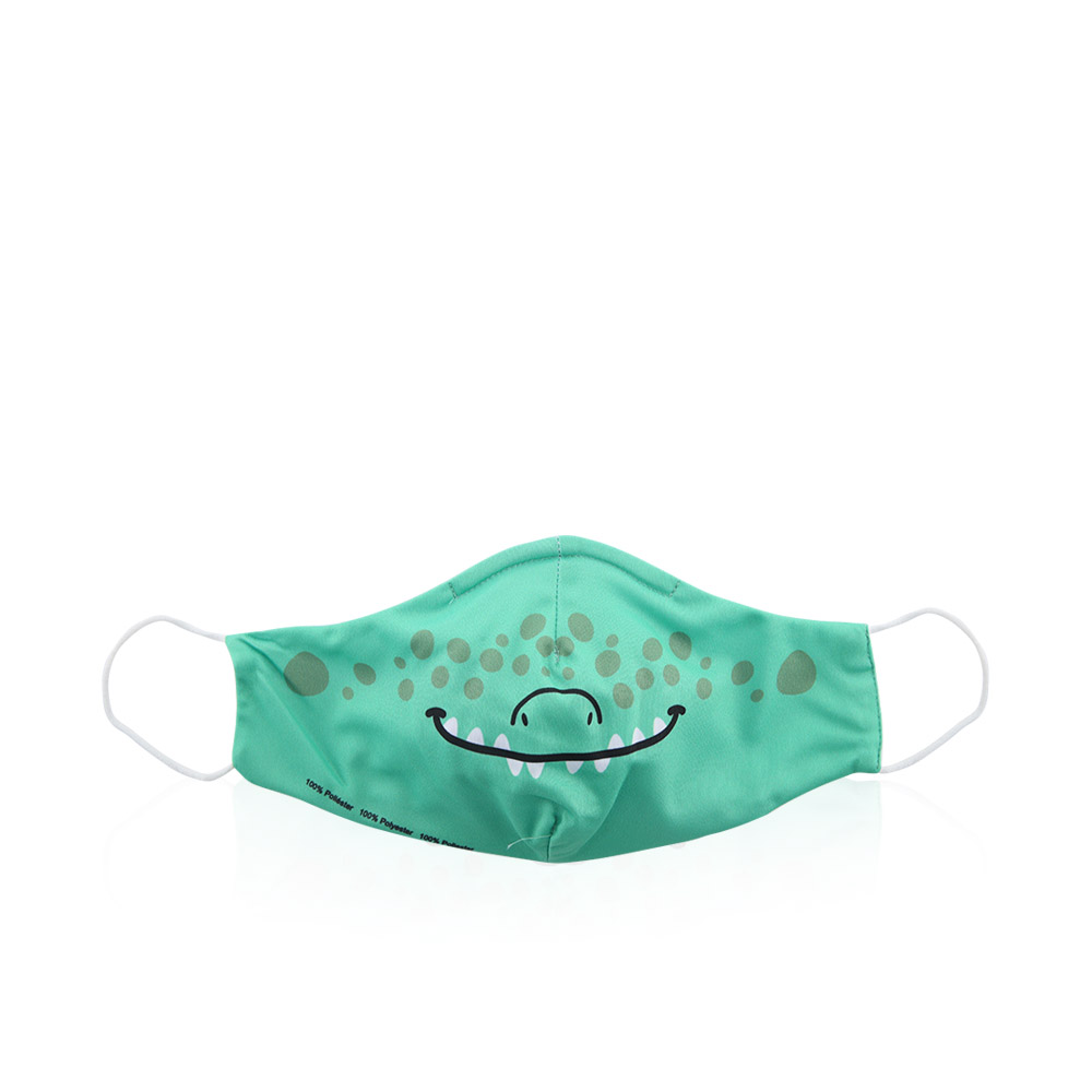 Single Layer Dinosaur Face Mask For Kids 10-14 Years Old