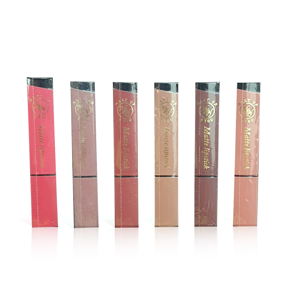Coloring  Matte Lipstick - 6 Pcs