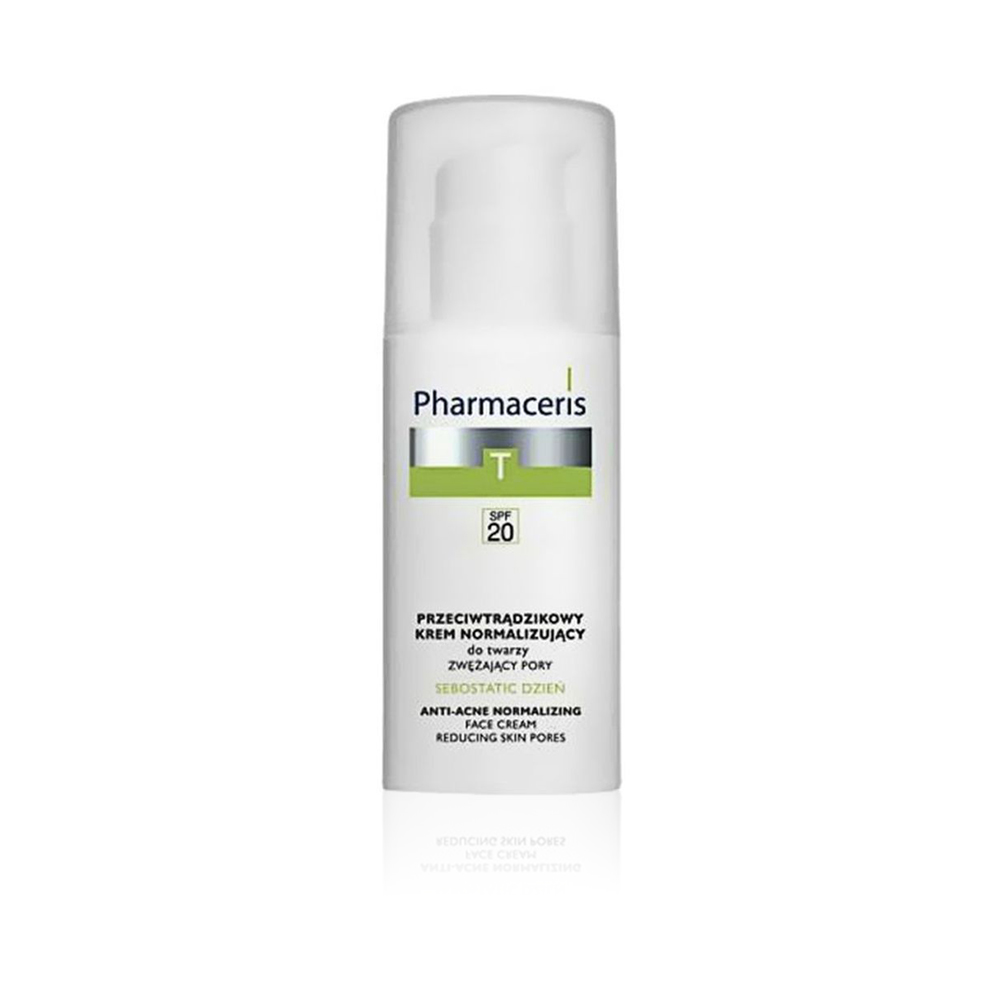 T-Sebostatic Day Anti - Acne Normalizing Face Cream With SPF20 Refines Skin Pores - 50ml