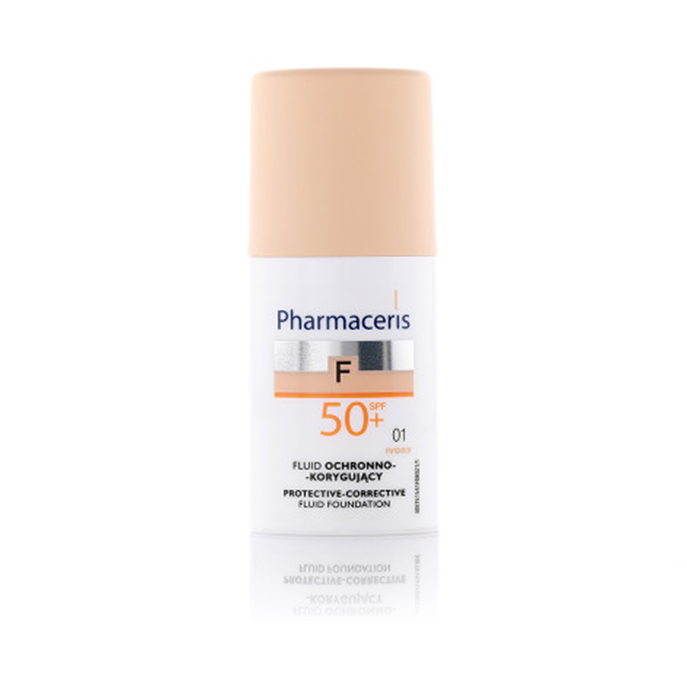 F-protective Corrective Fluid Foundation With Spf 50 N 1 Ivory