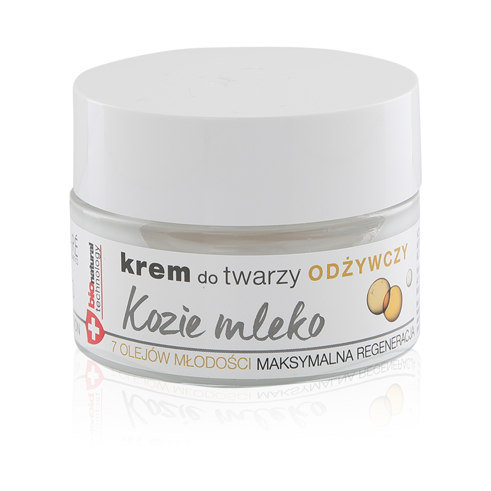 Moisturizing Face Cream With Goats Milk And Hyaluronic Acid - 50 Ml 