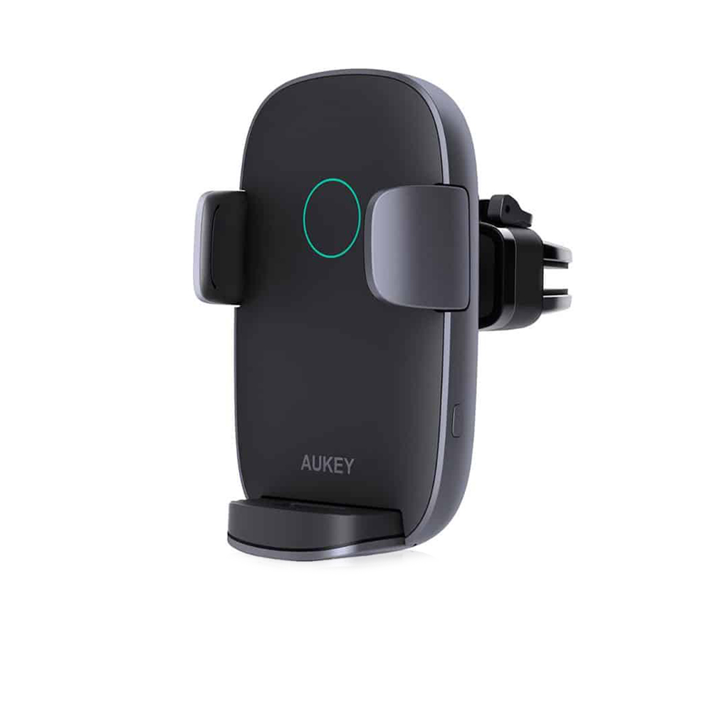 Wireless Charging Phone Mount - Black
