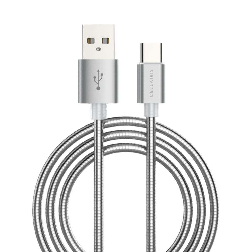Aluminum Stainless Type-C Cable - Silver