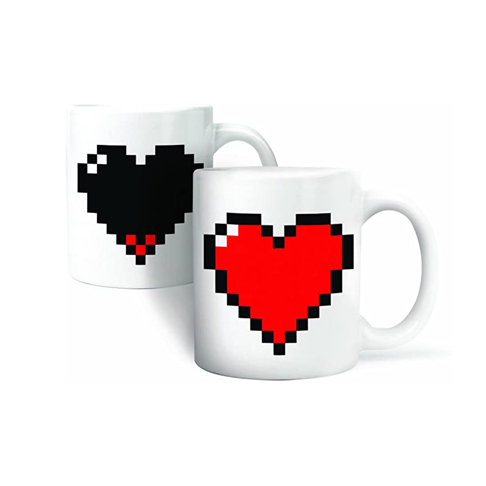 Pixel Heart Morph Mug 