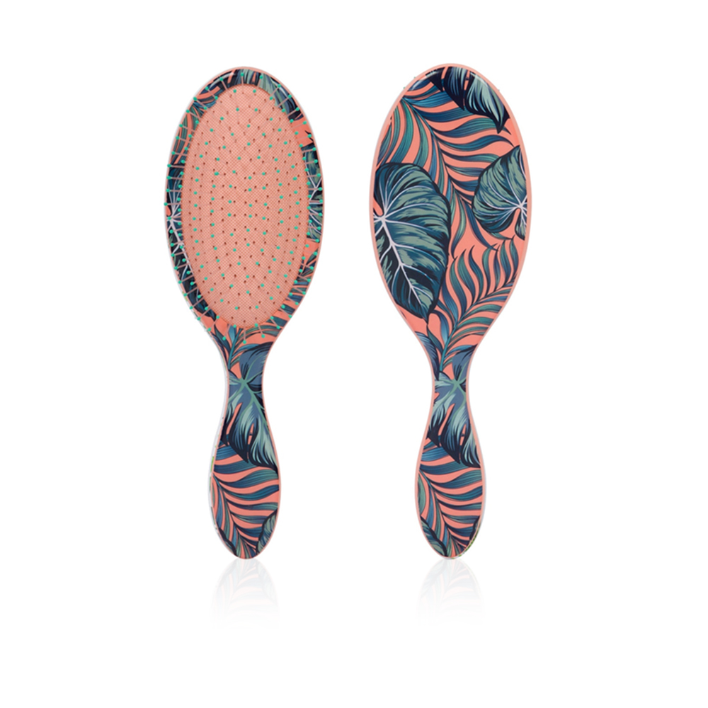 Hair Detangler Wet-n-dry Hair Brush - Coral Palm