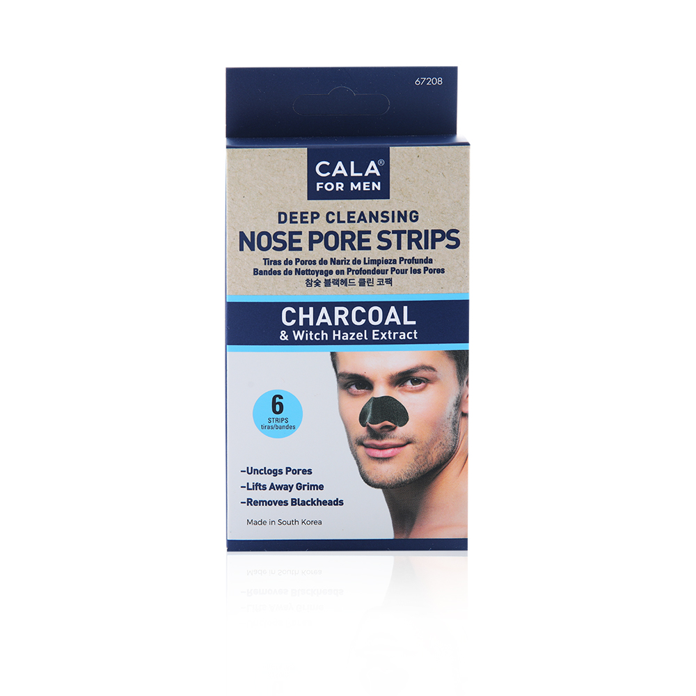 Men Charcoal Nose Pore Strip - 6pcs