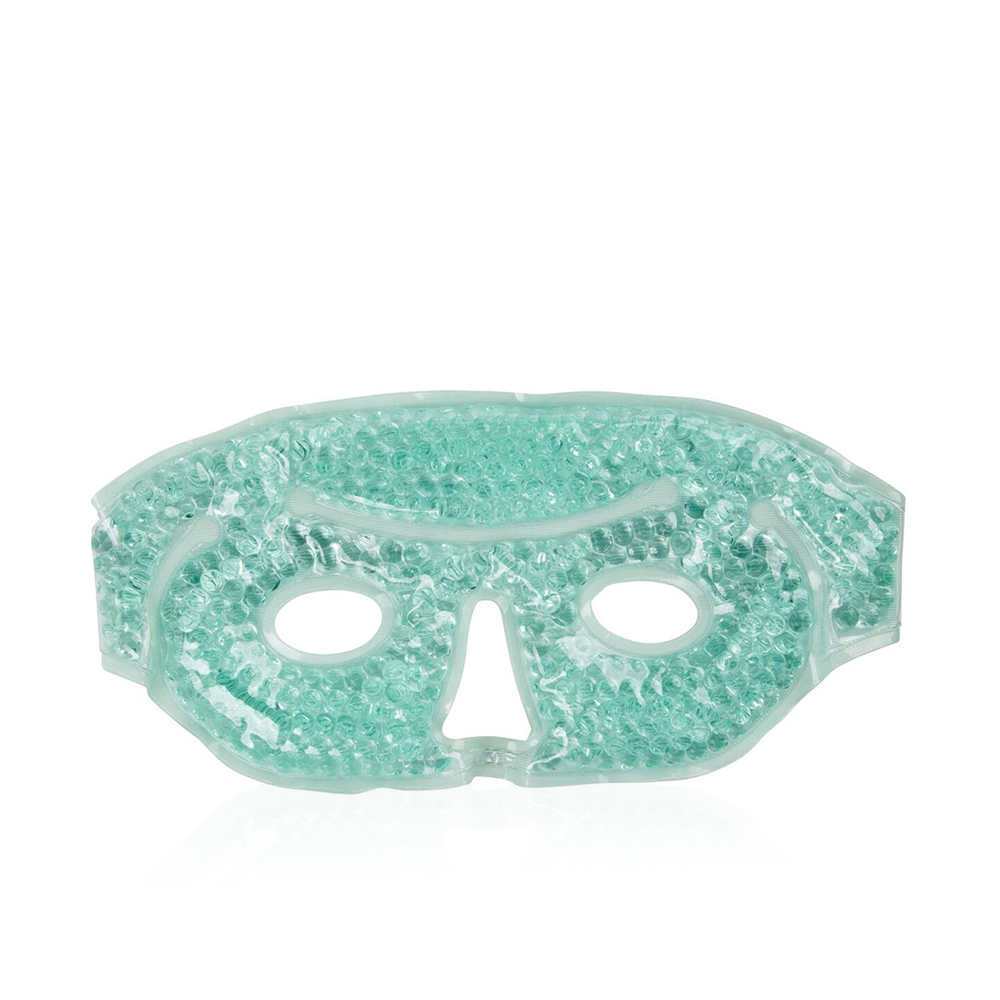 Gel Beads Hot And Cold Face Mask - Aqua 