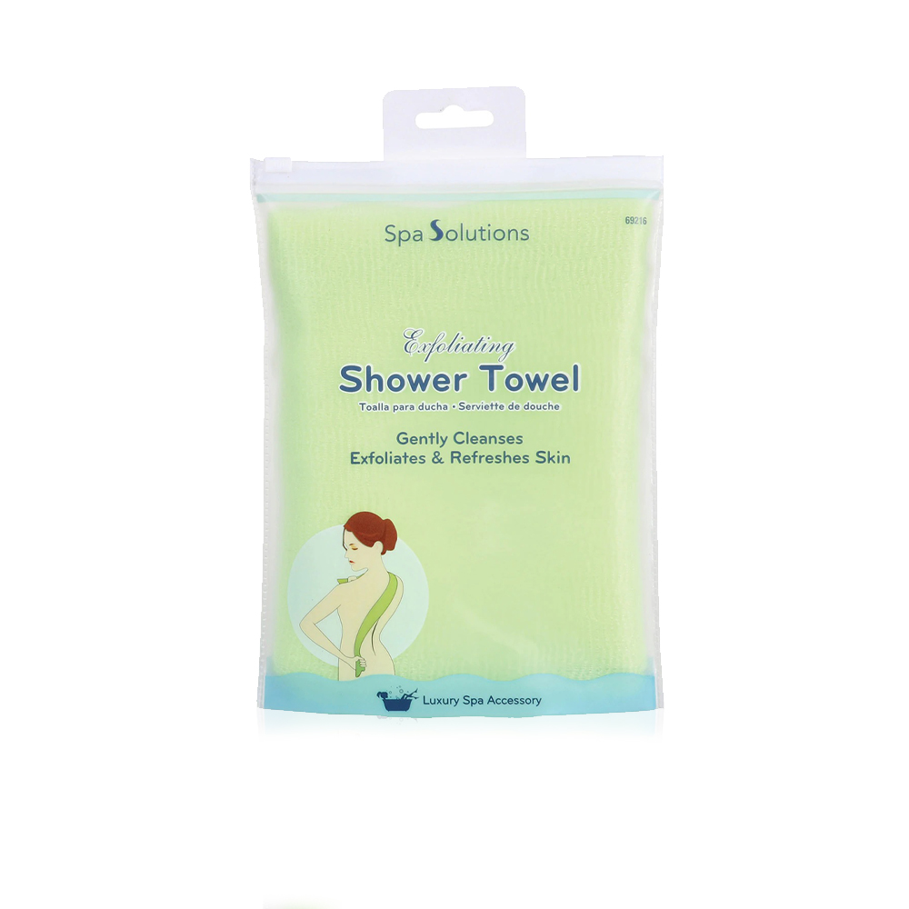Exfoliating Shower Towel - Green