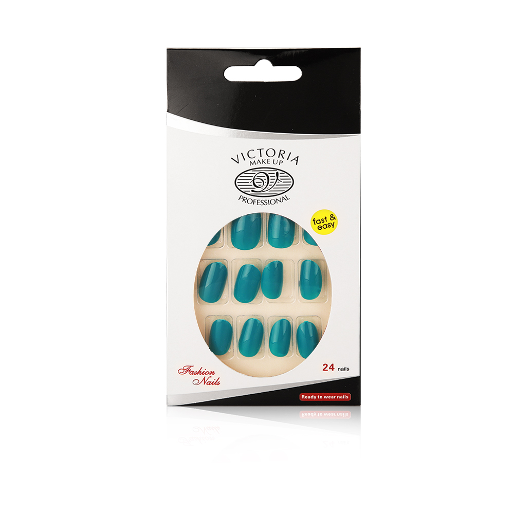Shining Nails Tips - 24 Pcs - S 20