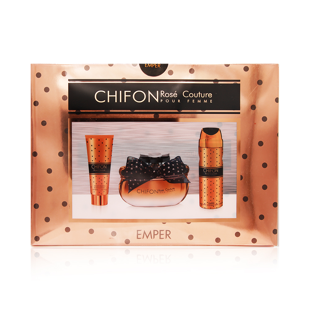 Chifon Rose Couture Gift Set - 100 Ml 