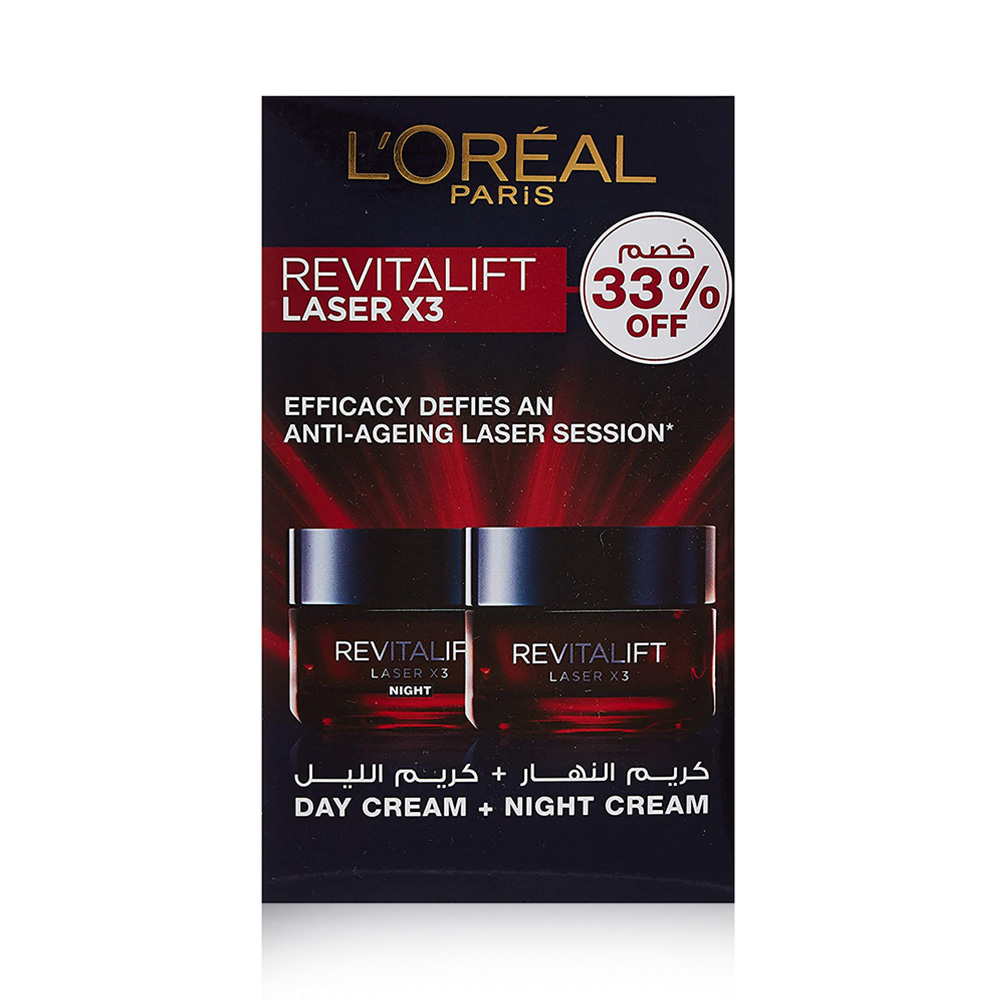 L'oreal Paris Revitalift Laser Renew Anti-Ageing Day Cream & Night Cream - 33% off