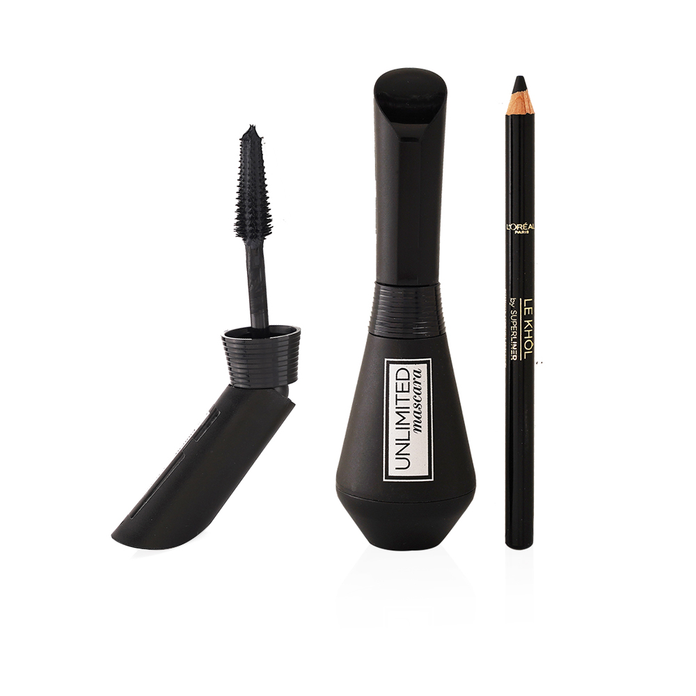 Unlimited Mascara with Le Khol Eyeliner Makeup Set