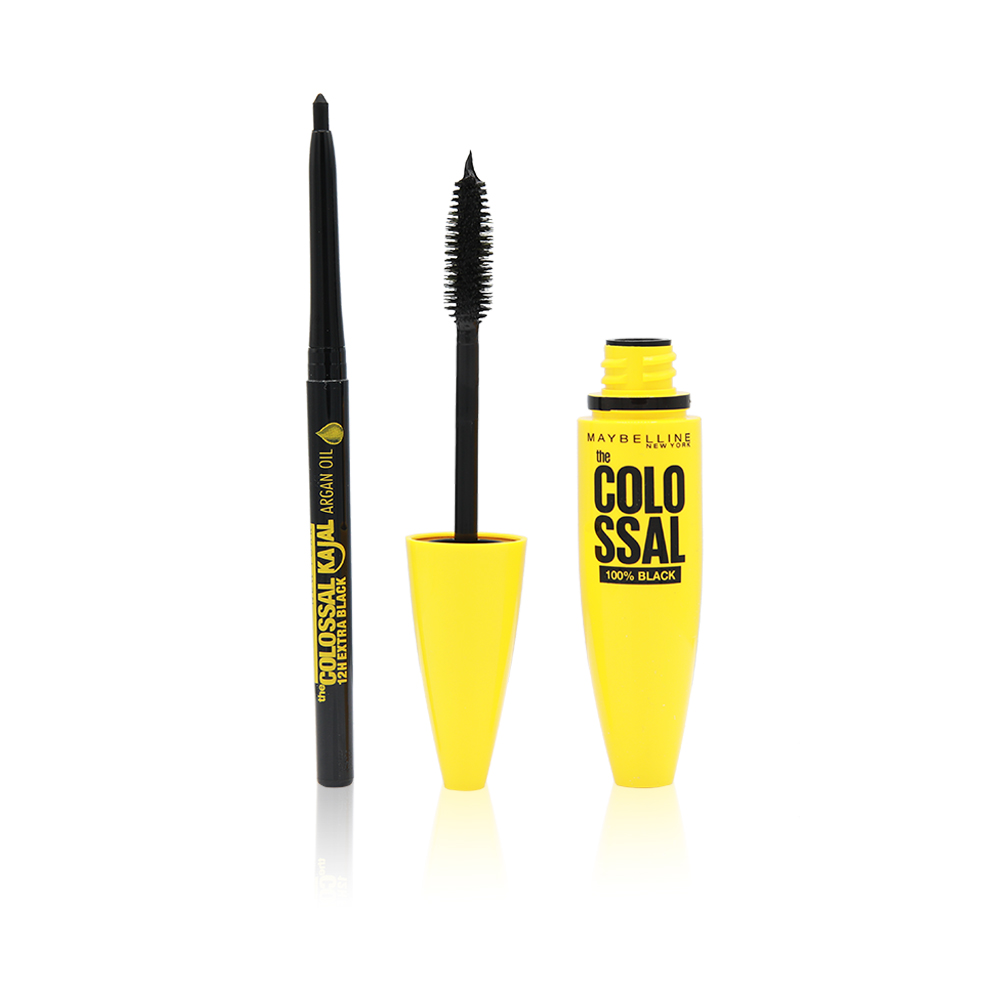 Colossal Volume Express Mascara Plus Free Kajal Argan Oil Eyeliner Promo