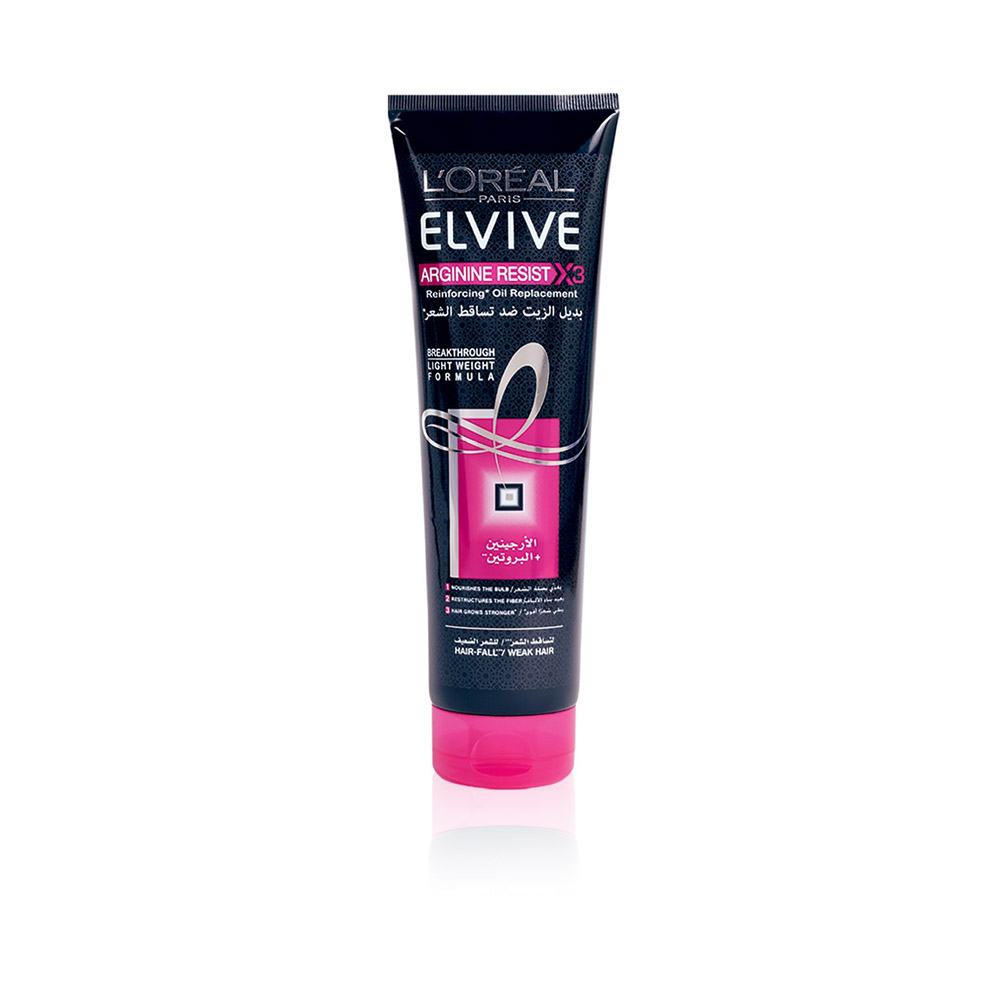 L'oreal Elvive Arginine Resist X3 - Anti Hair Fall Oil Replacement - 300 ml