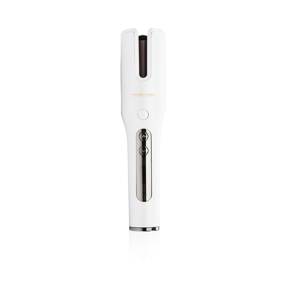 Rechargeable Wireless Automatic Hair Curler  - White