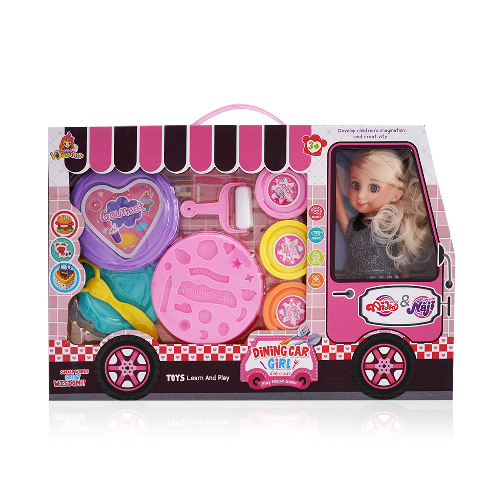 Dinner Girl Car With Doll