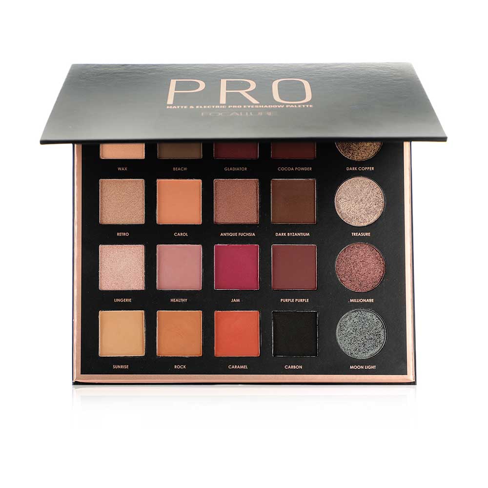 Matte And Electric Pro Eye Shadow Palette - FA-48 