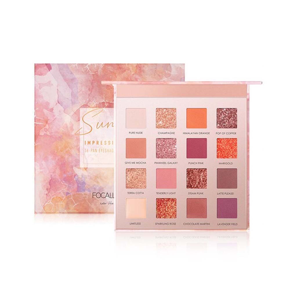 16 Pan Eyeshadow Sunrise Palette The Impressionism Collection - FA-88 - N 01