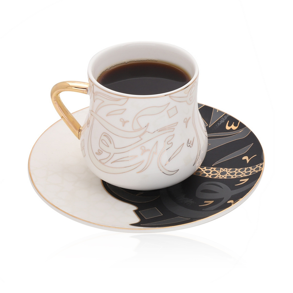 Coffee Cup And Saucer D' Andalusia - 6 Pcs