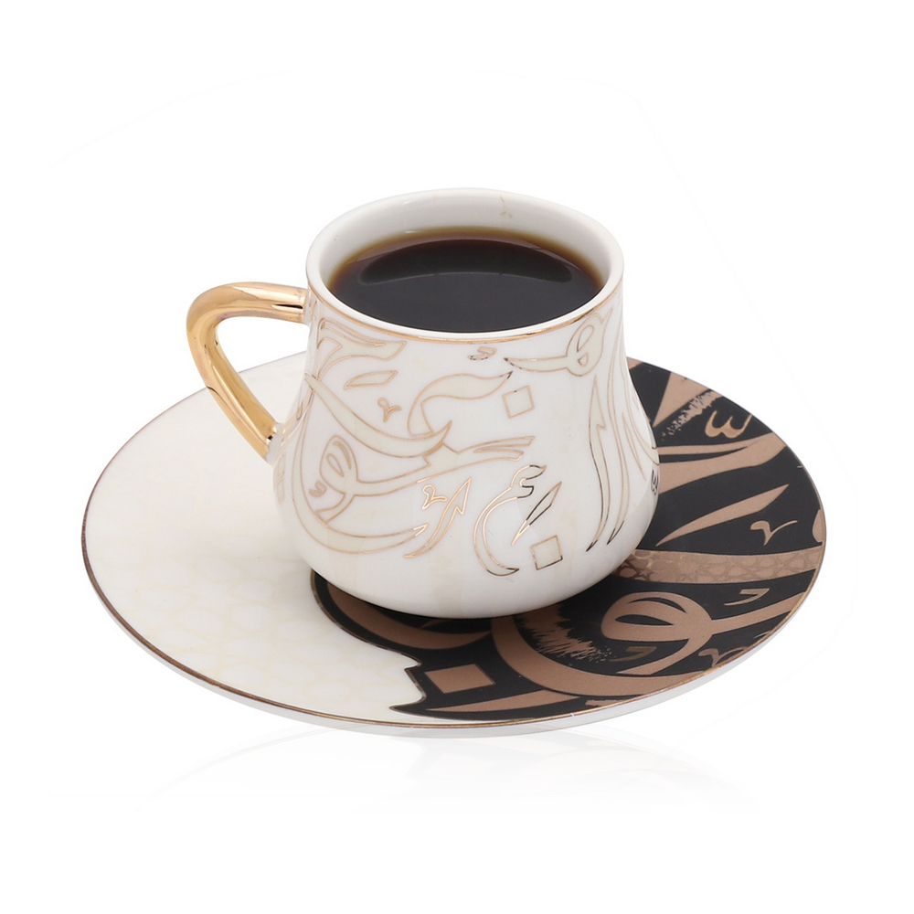 Coffee Cup And Saucer D' Andalusia - 6 Pcs