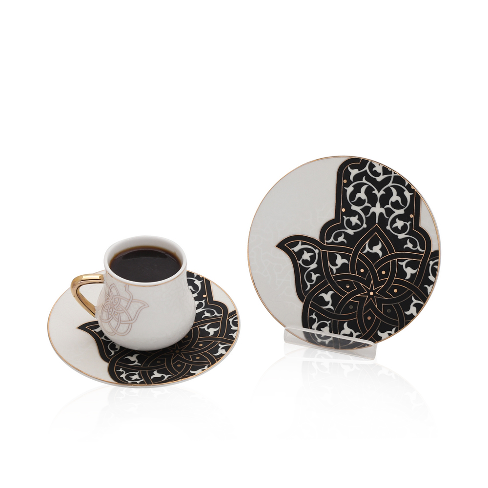 Coffee Cup And Saucer Spirit Of Ancient - 6 Pcs