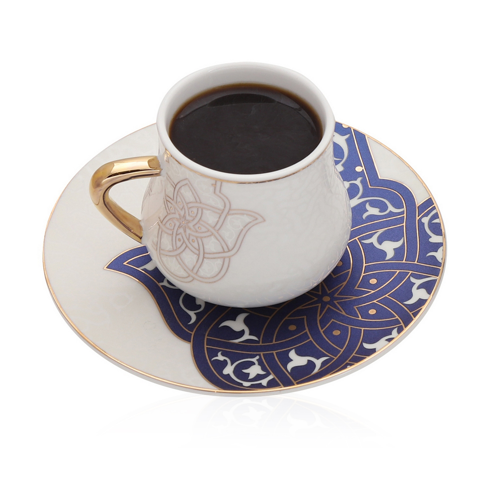 Coffee Cup And Saucer Spirit Of Ancient - 6 Pcs