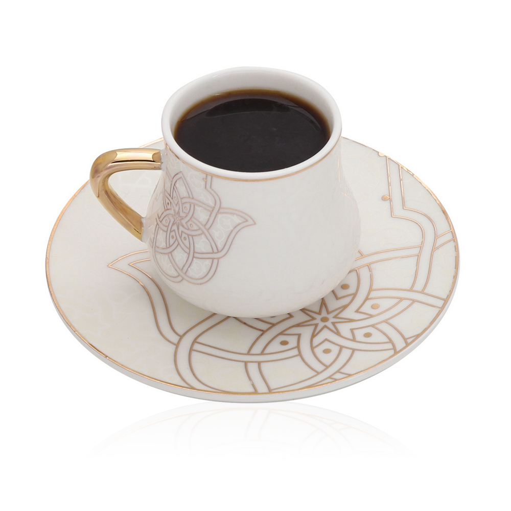Coffee Cup And Saucer Spirit Of Ancient - 6 Pcs