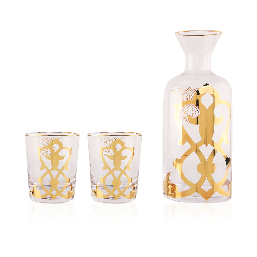 Saraya 6 Glass Cup With Bottle - HGC2