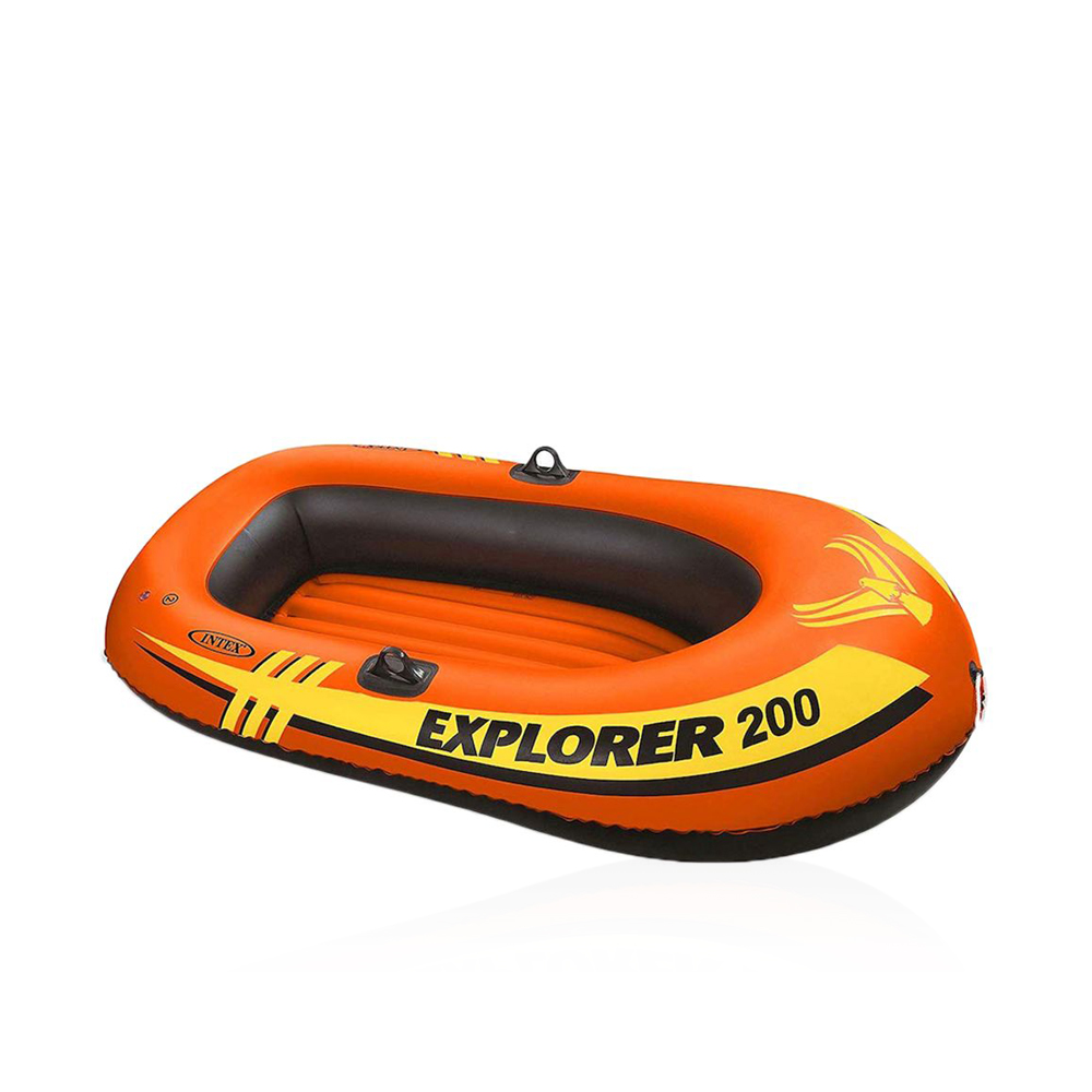 Inflatable Explorer 200 Boat - Orange