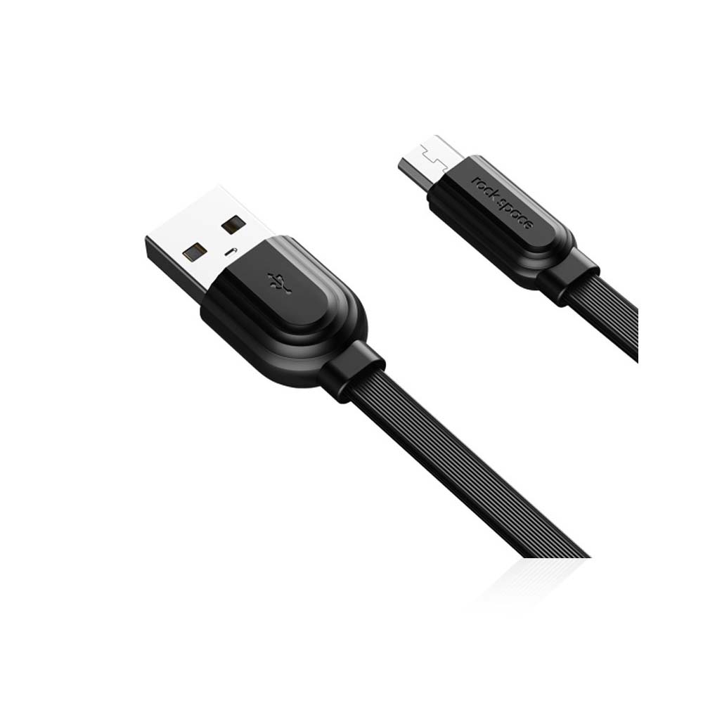 S5 Micro Flat Fast Charge & Sync Cable - Black    