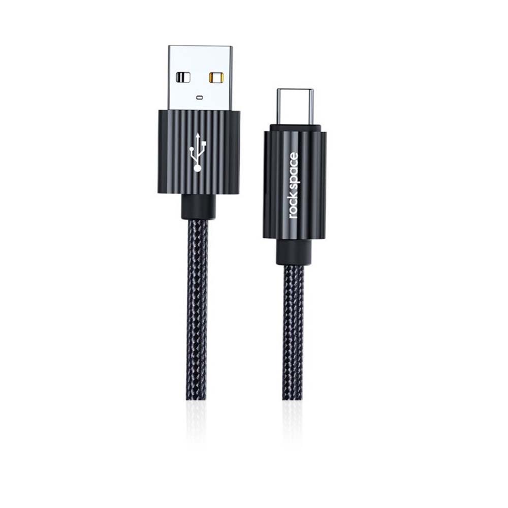 R11 Micro Metal Braided Fast Charge & Sync Cable - Black