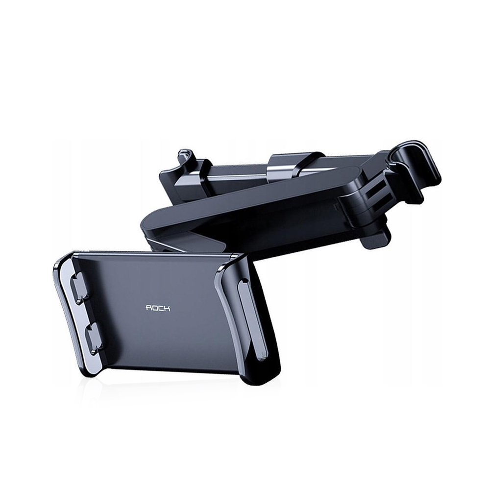 Universal Retractable Car Headrest Mount - Black   