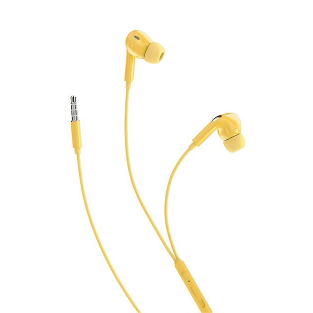 ES07 Stereo Earphones - Yellow   