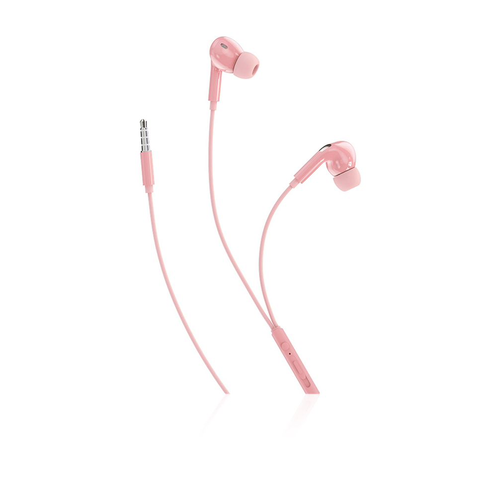 ES07 Stereo Earphones - Pink