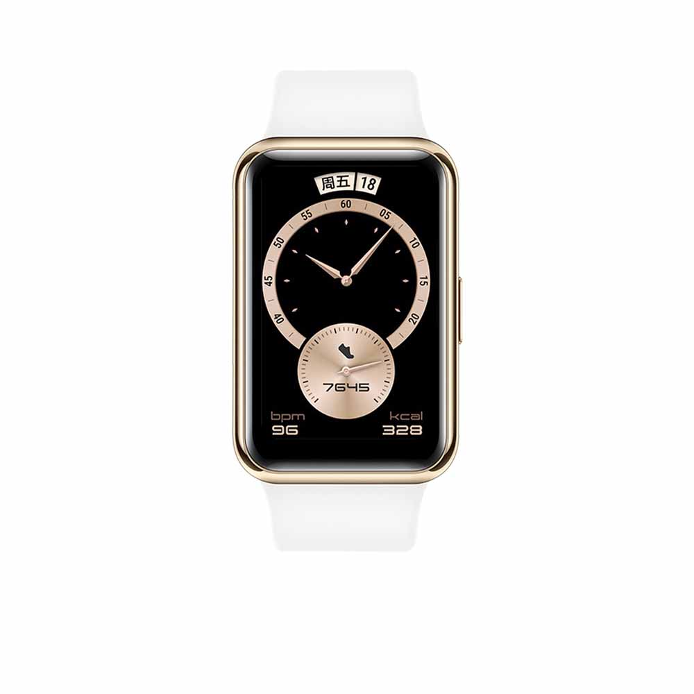 Watch Fit Elegant With Speaker - White